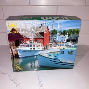 Vintage 1500 Piece Rockport, MA Jigsaw Puzzle - Golden Guild (1987)